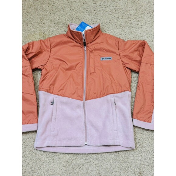 NWT Columbia Birch Falls II Overlay Omni-Shield Zipper Jacket Youth Girl’s Sz M - Picture 2 of 8